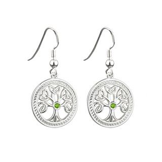 Tree of Life Drop Earrings