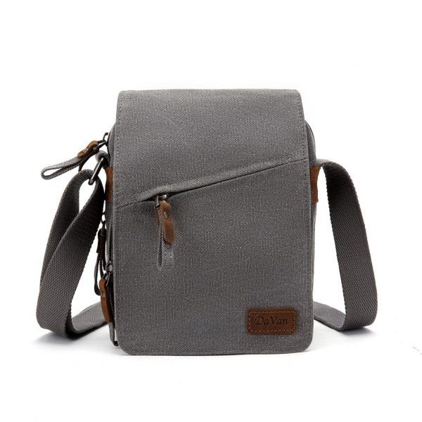 Small Canvas Zip Bag