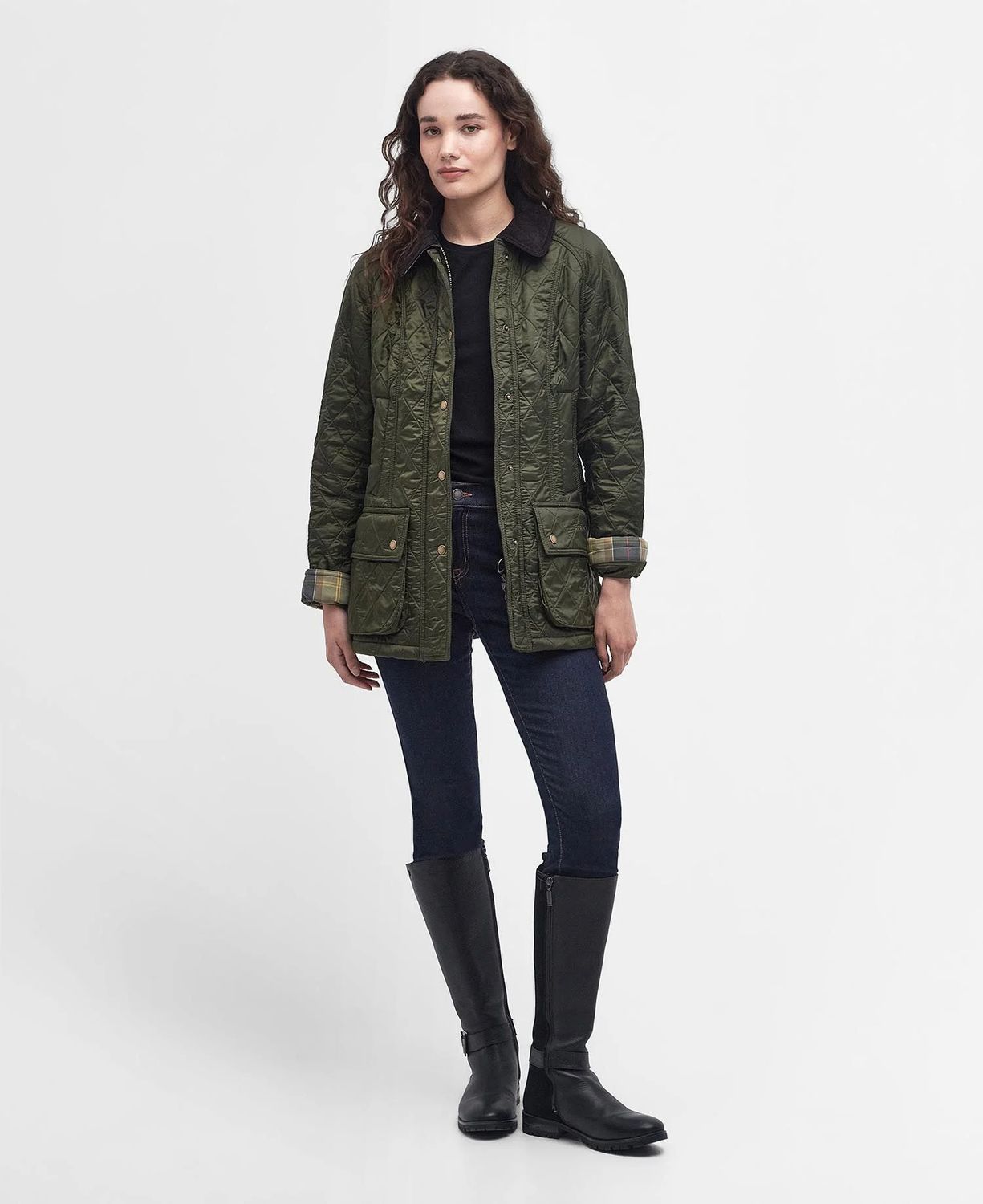 Barbour Beadnell Polarquilt - Olive