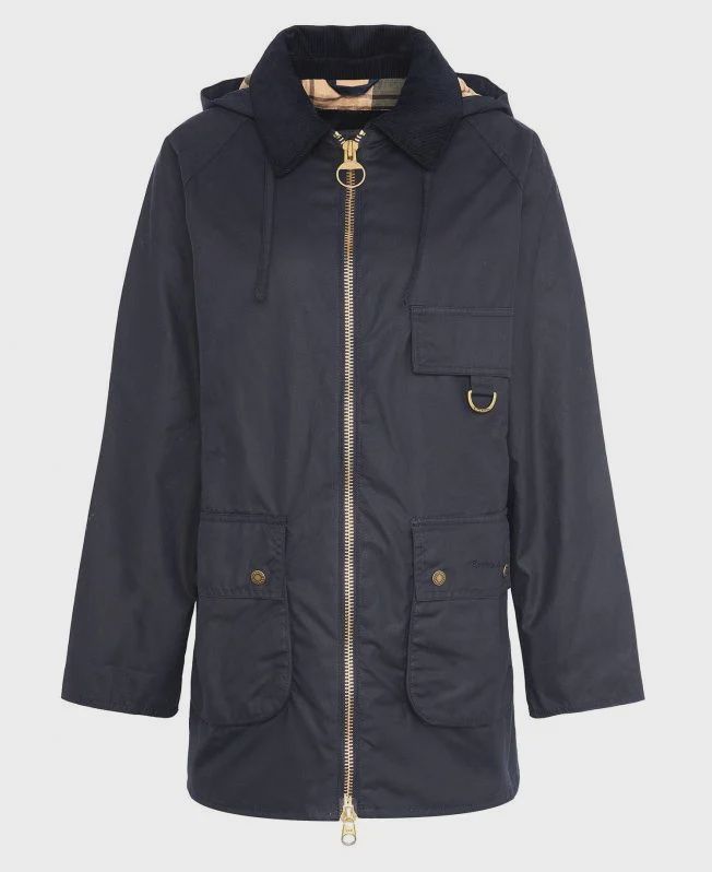 Barbour Highclere Waxed Jacket - Navy