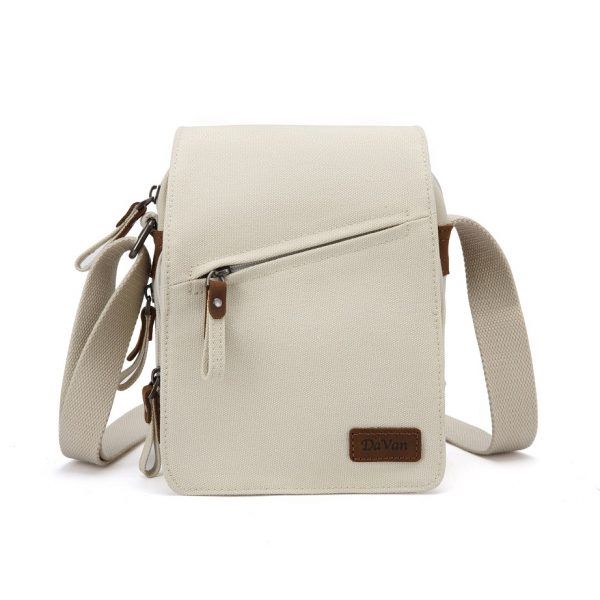 Small Canvas Zip Bag