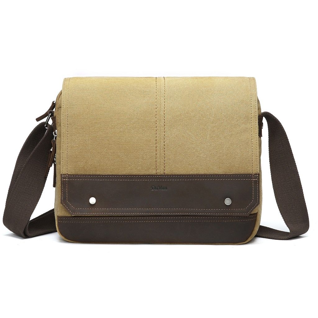 Canvas Messenger Briefcase Bag