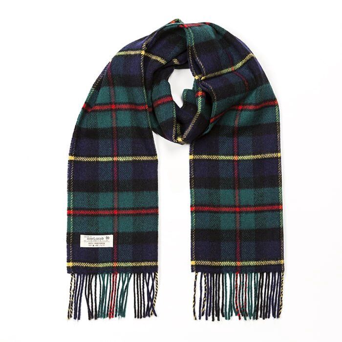 Irish Wool Scarf Short Hunting Macleod