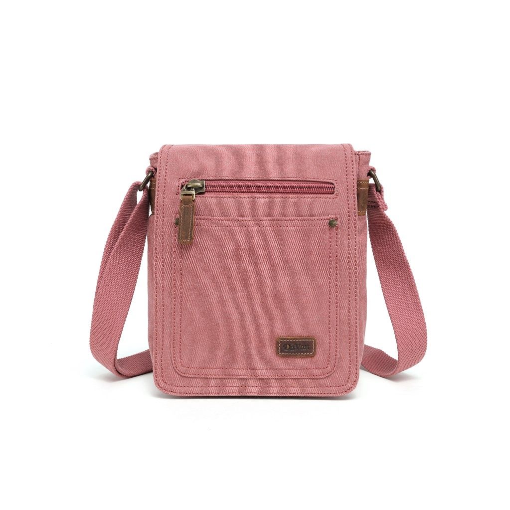 Small Canvas Zip Shoulder Bag