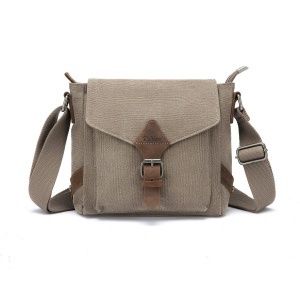 Shoulder Bag Leather Trim