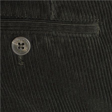 Dungloe Classic Washed Cords - Navy, Colour: OLIVE, Size: 34R