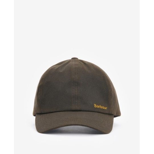 Barbour Belsay Waxed Sports Cap - Olive