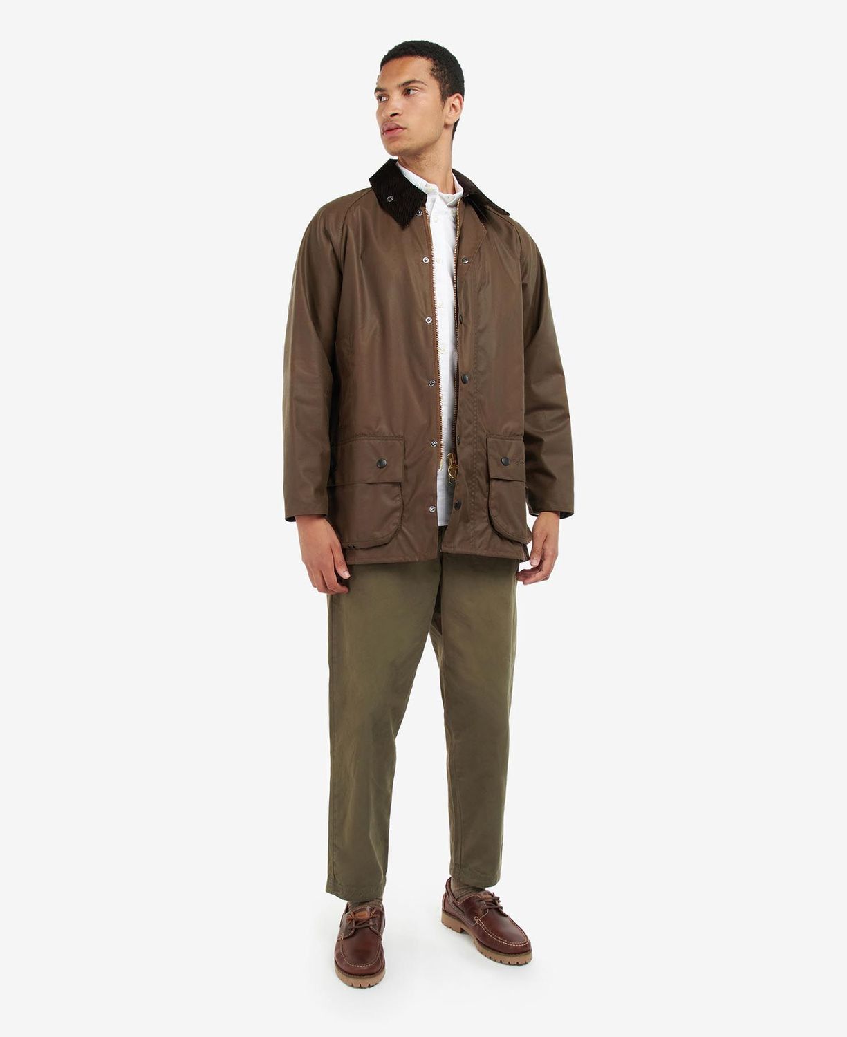 Barbour Beaufort Wax Jacket - Bark