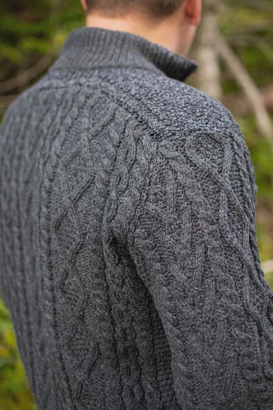 Boyne Zip Patch Shoulder Cardigan