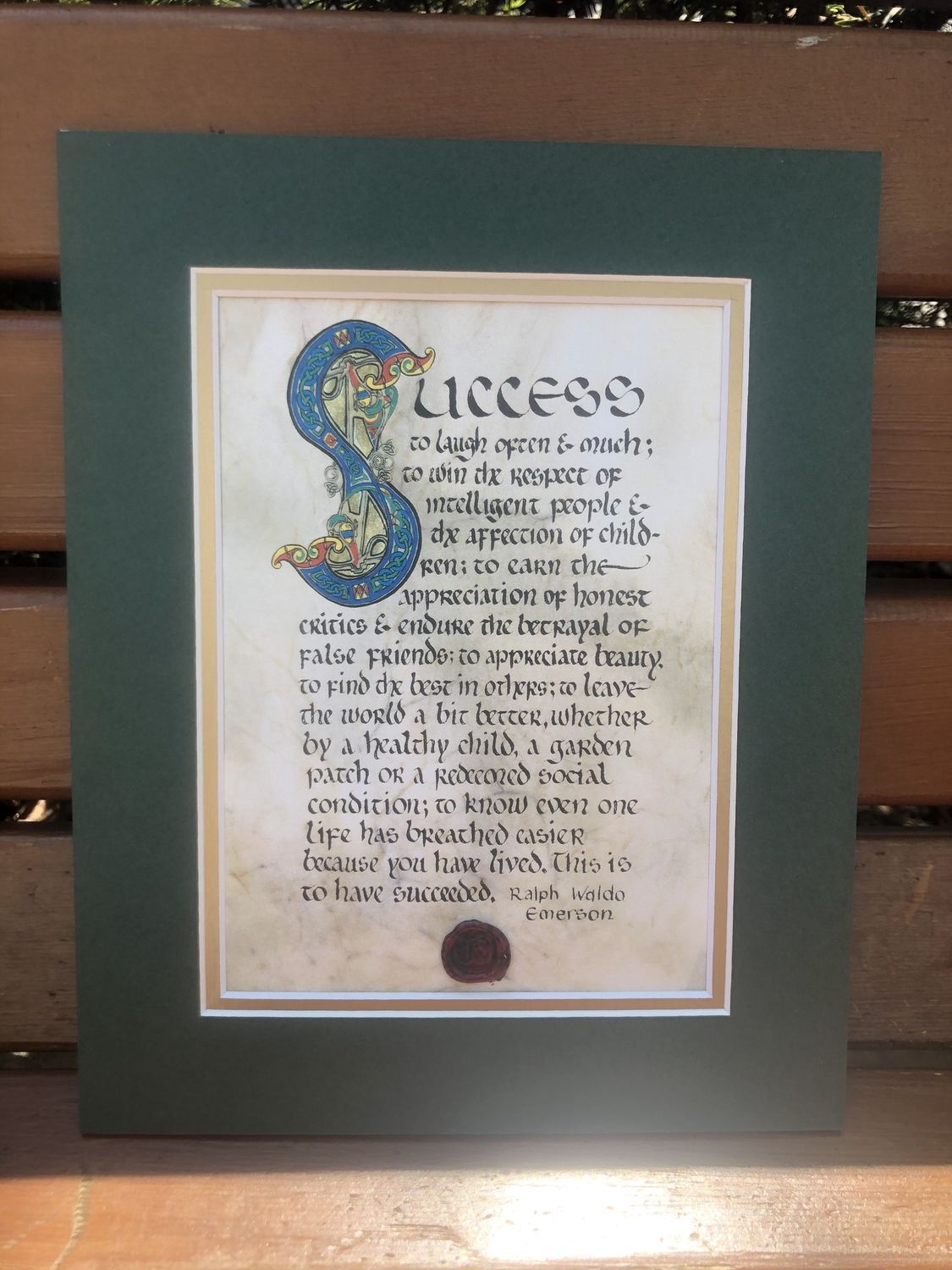 Success, Style: MATTED