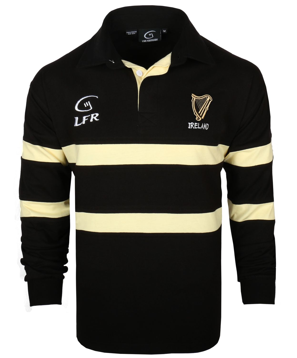 Harp Ireland Longsleeve Striped Rugby, Size: S