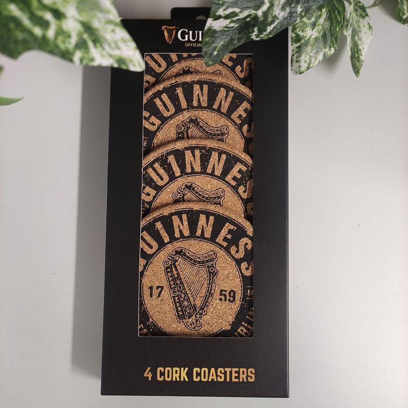 Guinness - Cork Coaster pack of 4