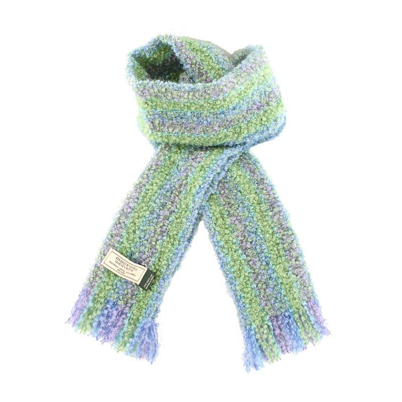 Mohair &amp; Viscose Scarf - Lime Green