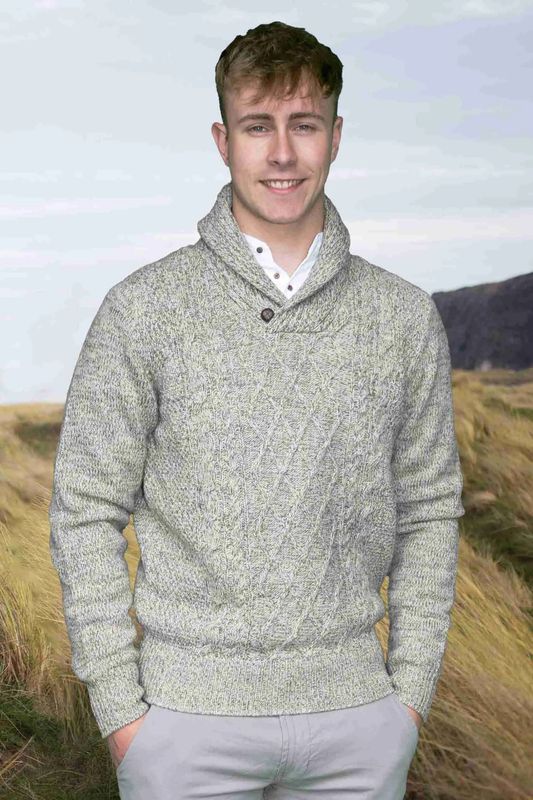 Killarney Shawl Neck - Oatmeal