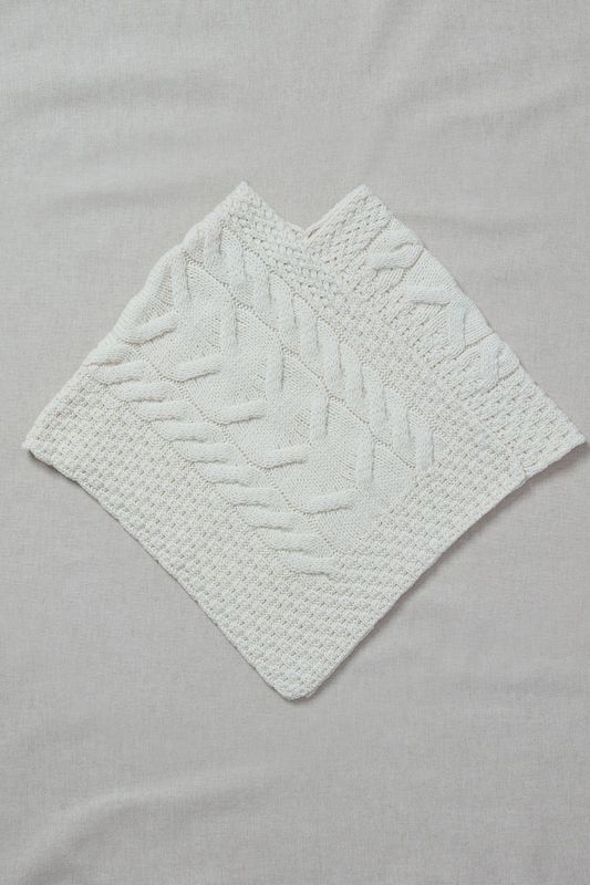 Children&#39;s Poncho - Natural