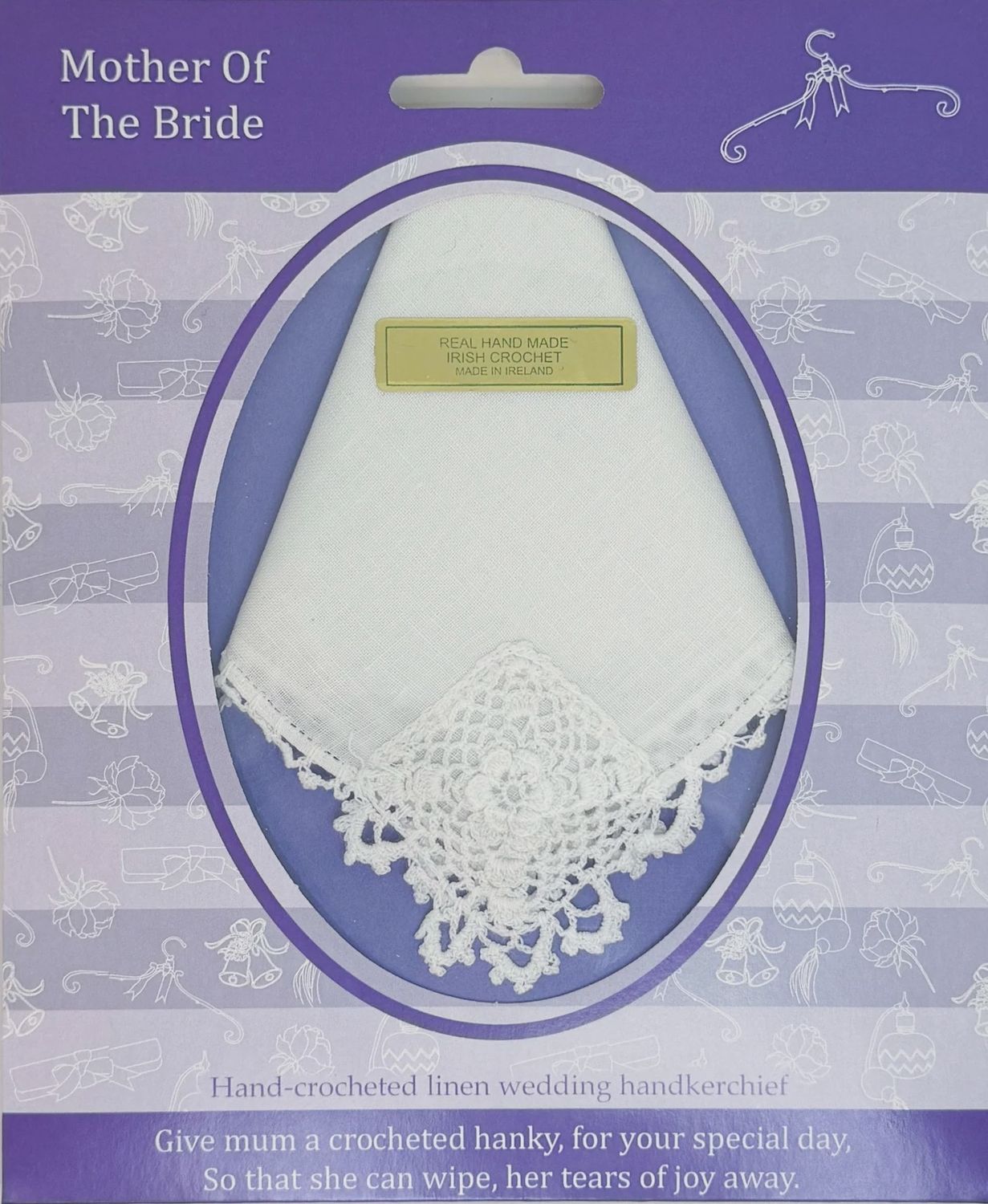 Mother of the Bride Linen Handkerchief