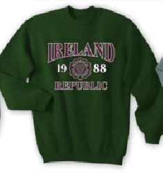 Ireland Celtic Spirit Sweatshirt - Bottle Green