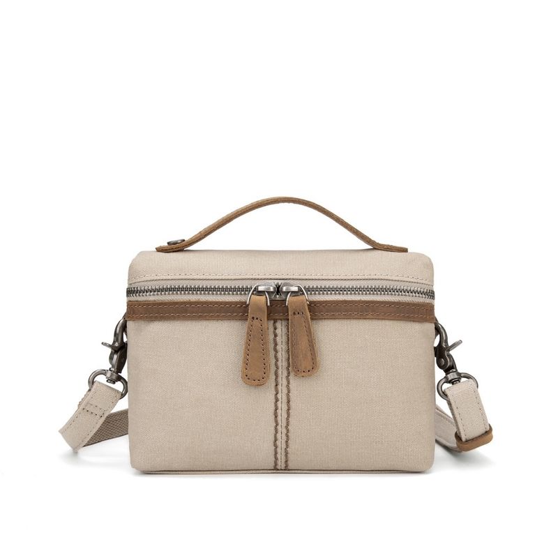 Small Canvas Fanny Pack - Cream