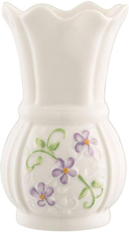 Belleek Irish Flax Mini Vase