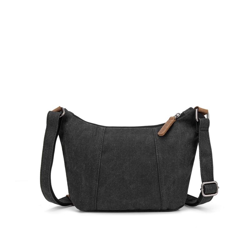 Small Waxed Canvas Shoulder Bag