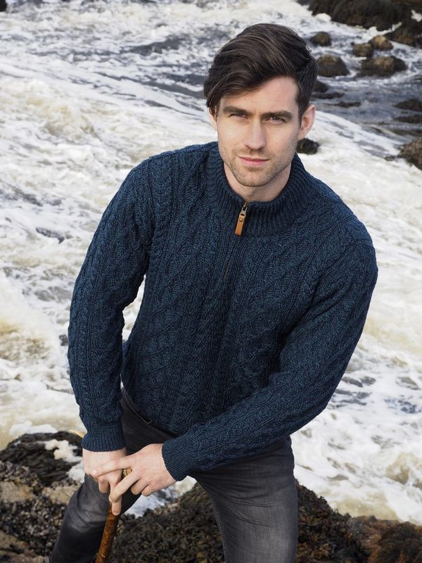 Donegal Half Zip Sweater - Sherwood