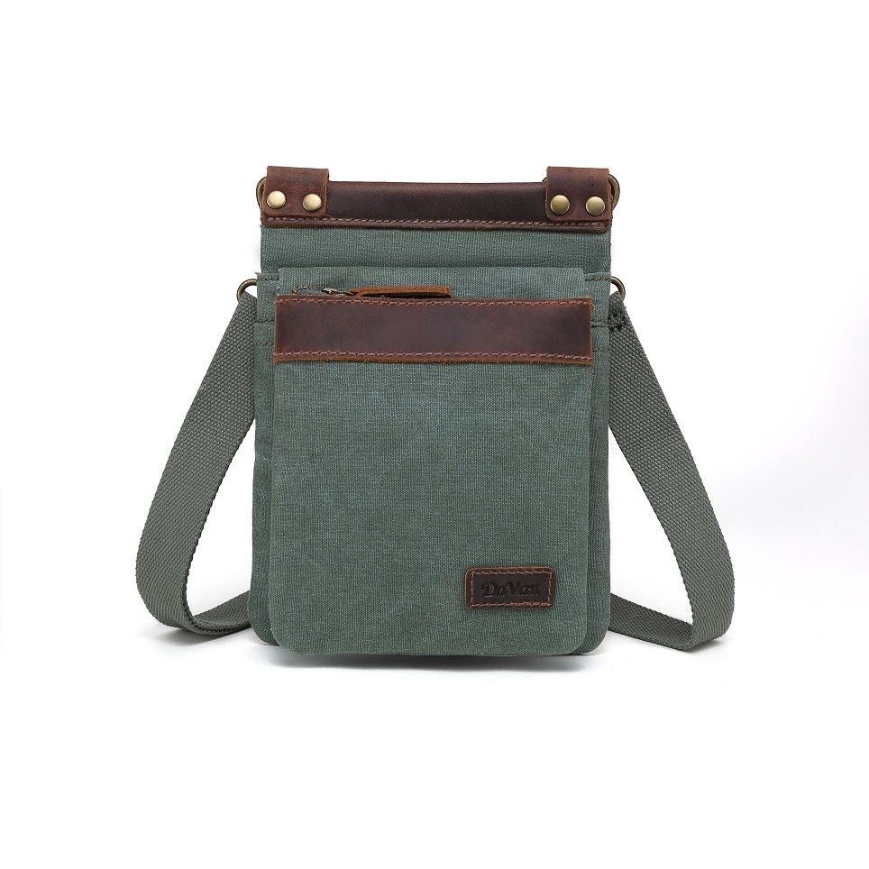 Small Canvas Bag, Colour: Turquoise, Style: MF 2020
