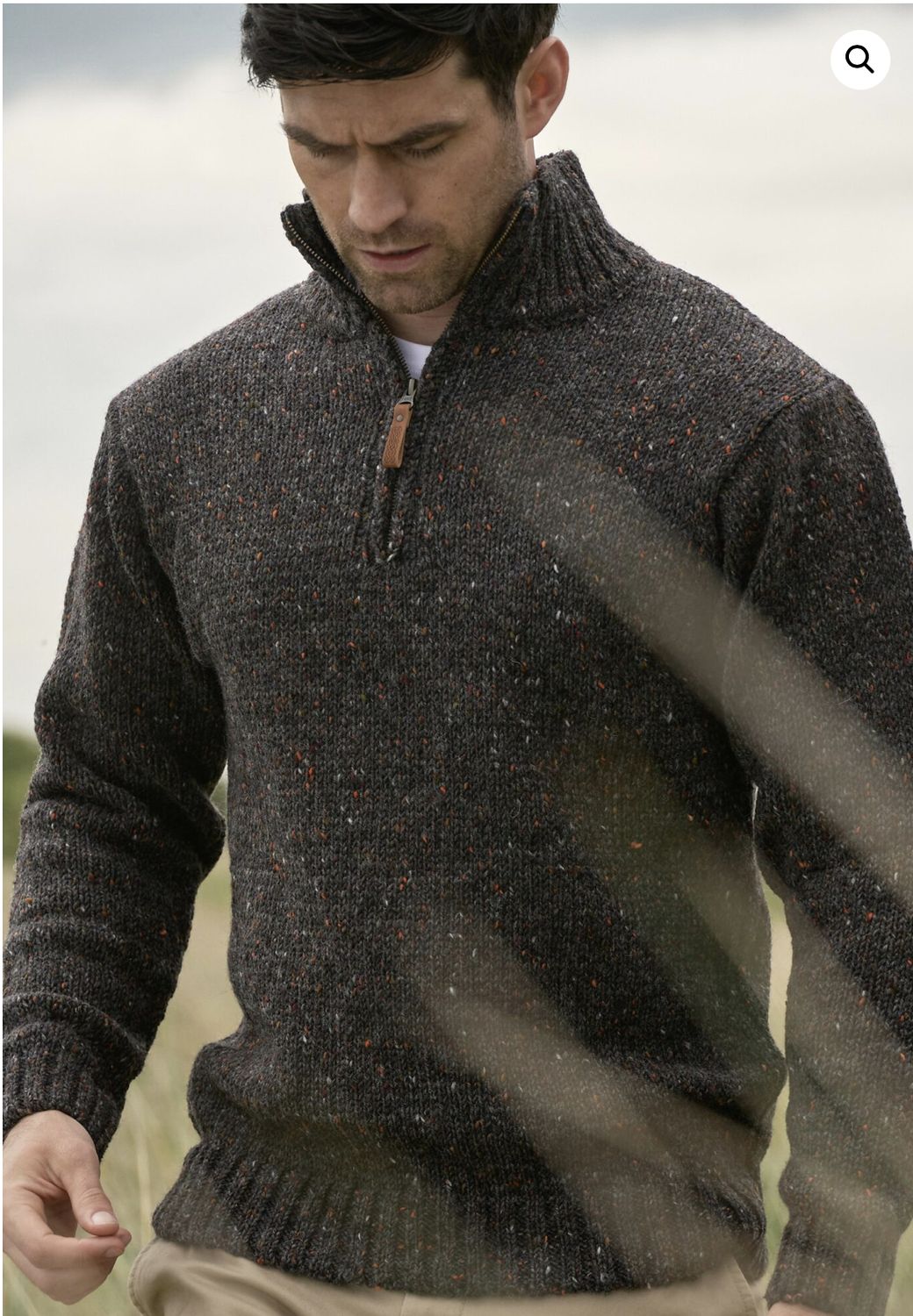 Kilcar Half Zip Sweater - Graphite