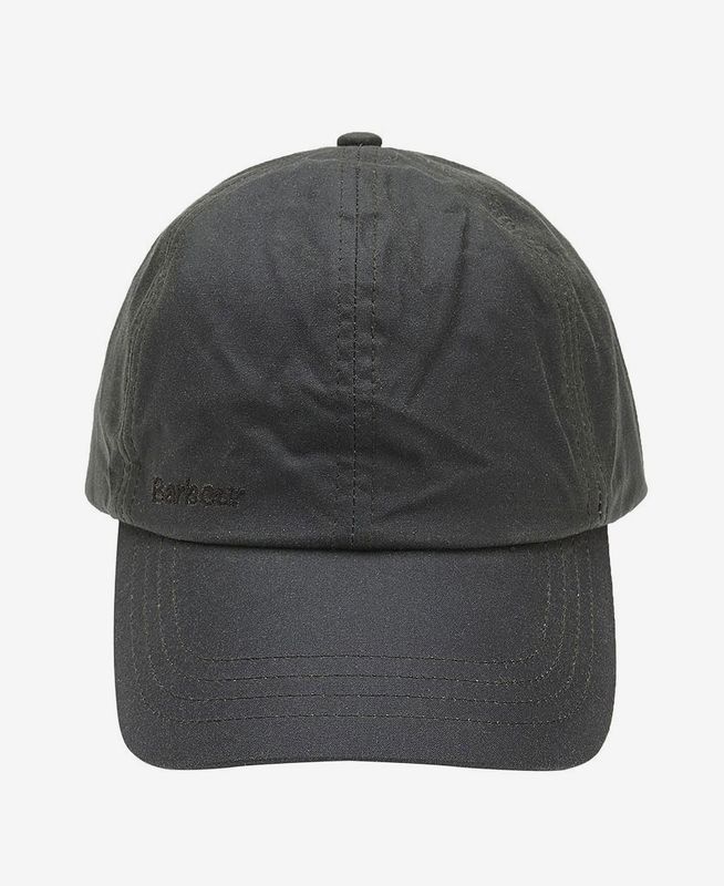 Barbour Wax Baseball Cap - Sage