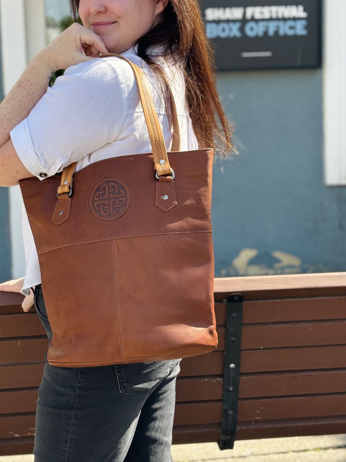 Celtic Tote Bag - Tan