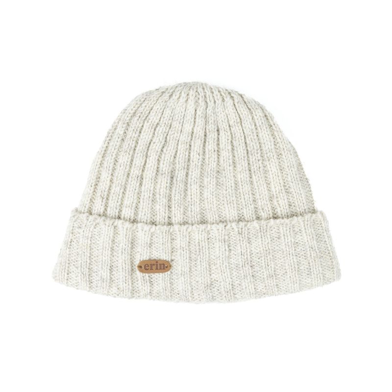 Rib Pullon Hat Turnup - Oatmeal