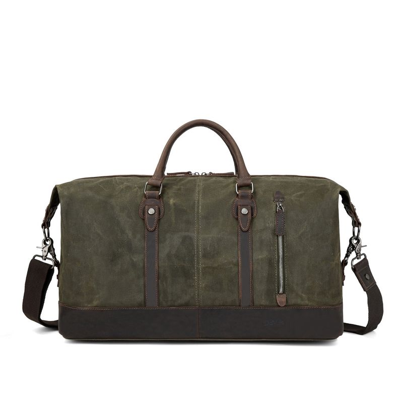 Waxed Duffle Bag - Green