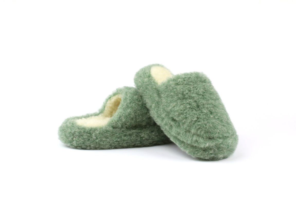 Siberian Mule Slipper - Green