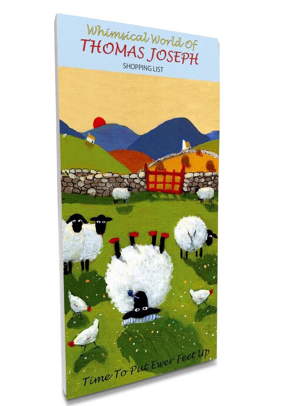 Thomas Joseph Magnetic Notepad - Time to Put Ewer Feet Up