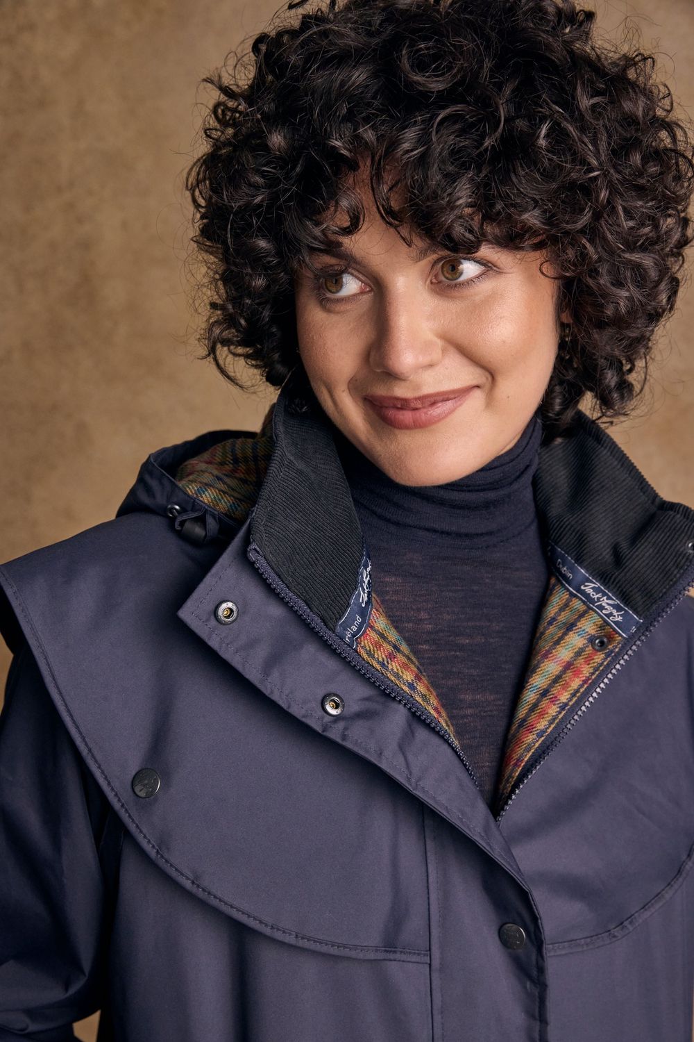 Cotswold Short Raincoat - Navy