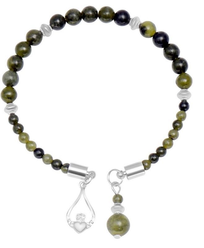 Claddagh Horseshoe Marble Bracelet