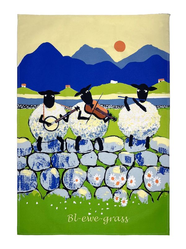 Thomas Joesph Tea Towel - Bl-ewe-grass