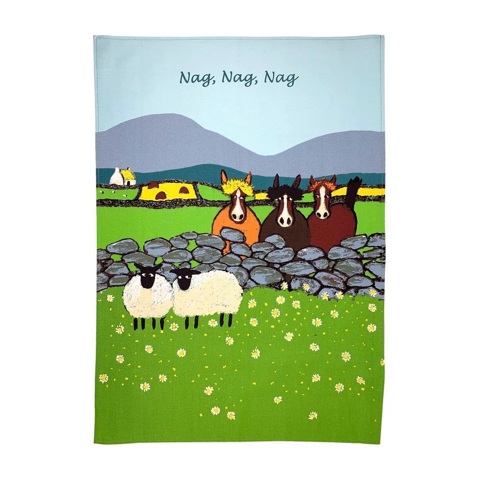 Thomas Joseph Tea Towel - Nag,Nag,Nag