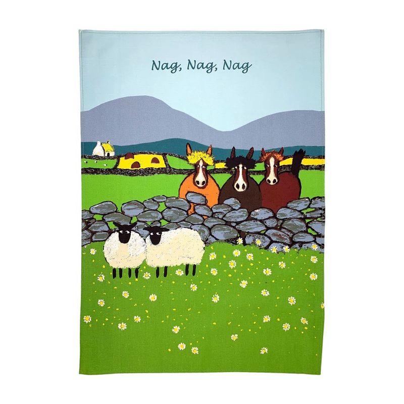 Thomas Joseph Tea Towel - Nag,Nag,Nag