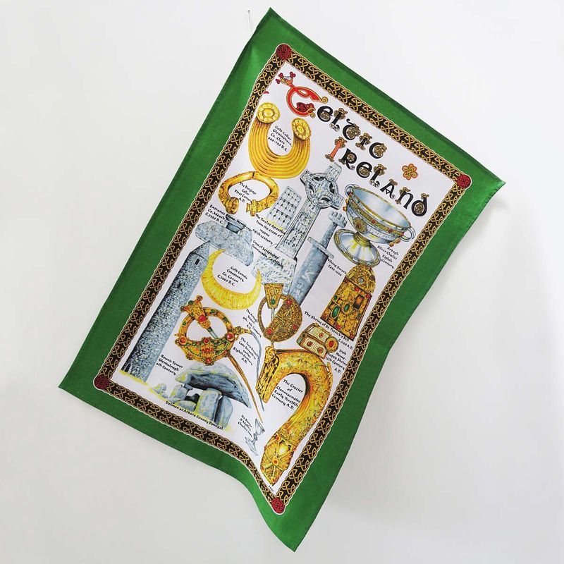 Celtic Ireland Cotton Tea Towel