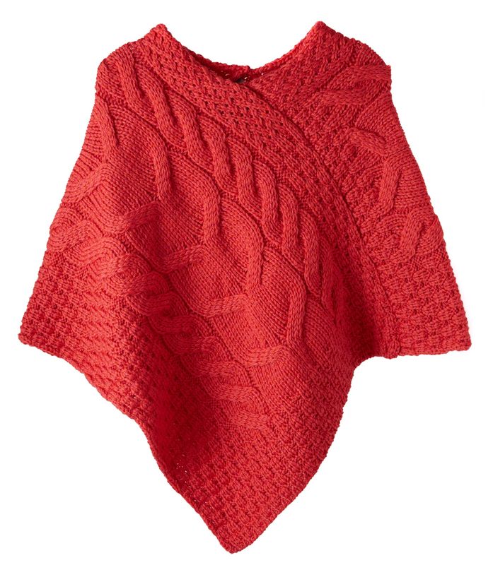 Children&#39;s Poncho - Coral