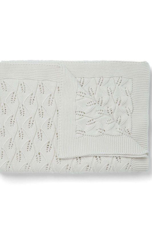 Lace Leaves Adults&#39; Blanket - Toasted Oat