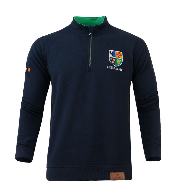 Four Provinces 1/4 Zip Mock Neck - Navy