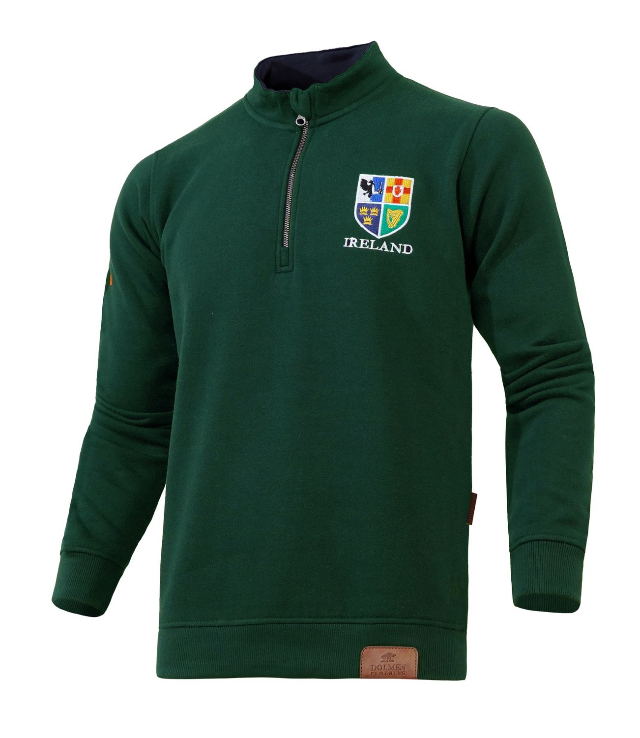 Four Provinces 1/4 Zip Mock Neck - Bottle Green