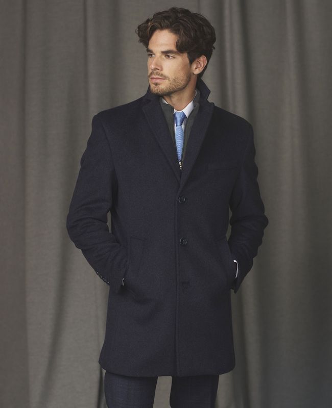 Cork Zip Out Coat - Colbalt Navy