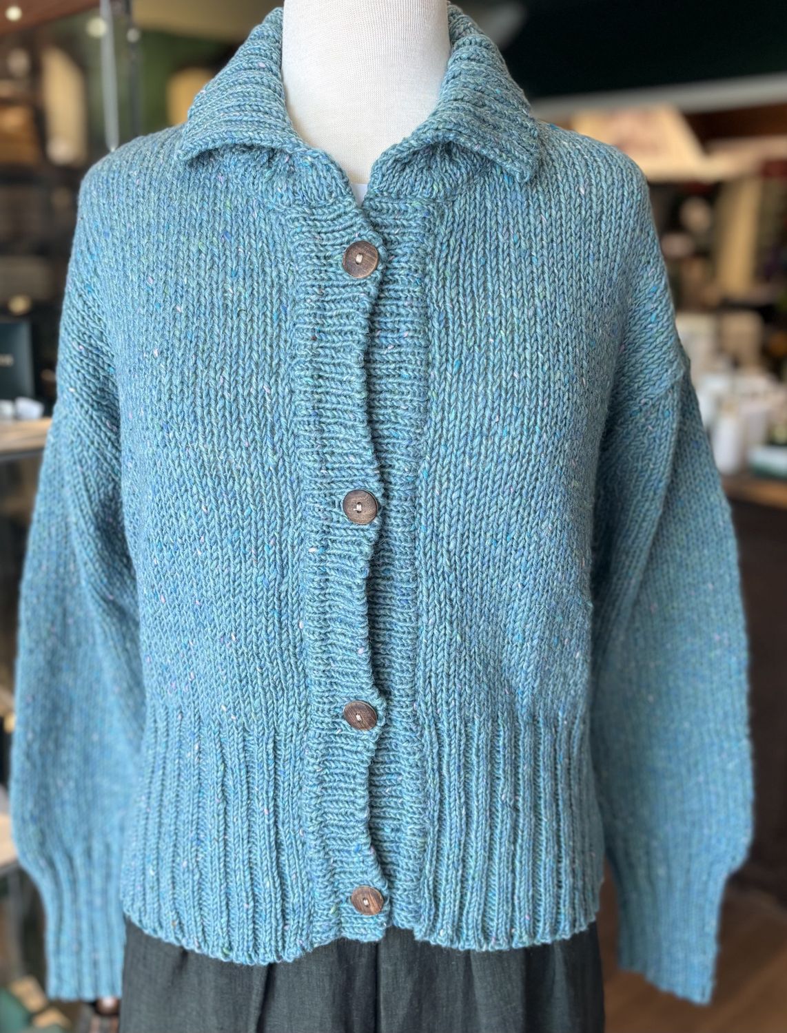 Crop Panel Cardigan - Abigail