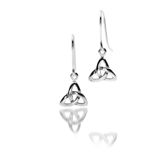 Small Celtic Trinity Earrings