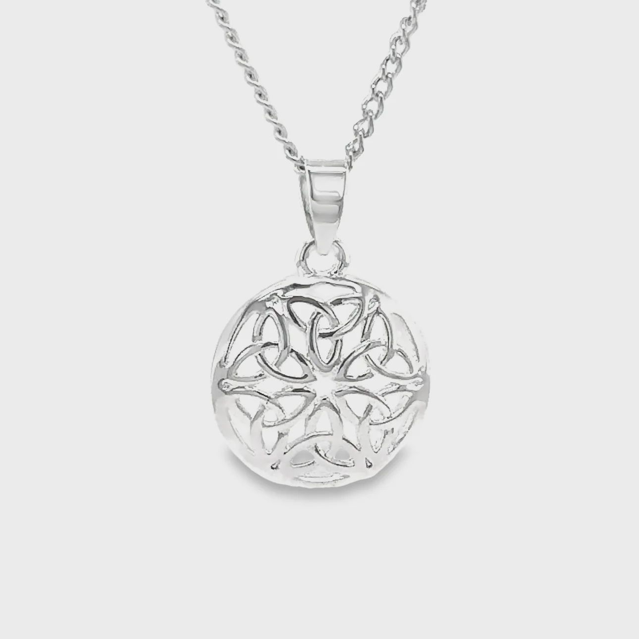 Silver Plate 6 Trinity - Pendant
