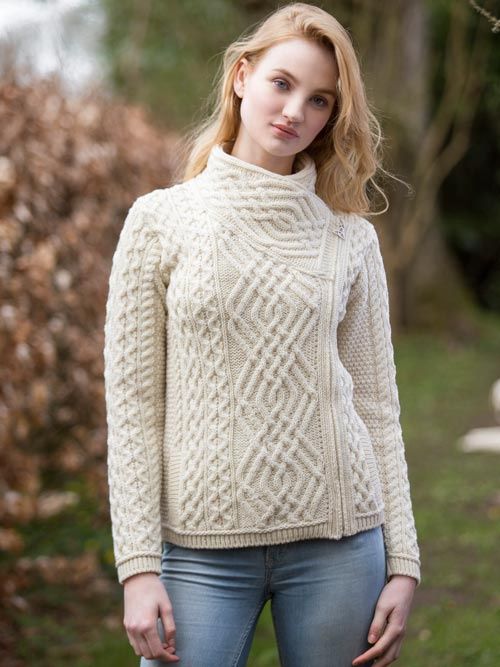 Shannon Cable Knit Side Zip Short - Natural