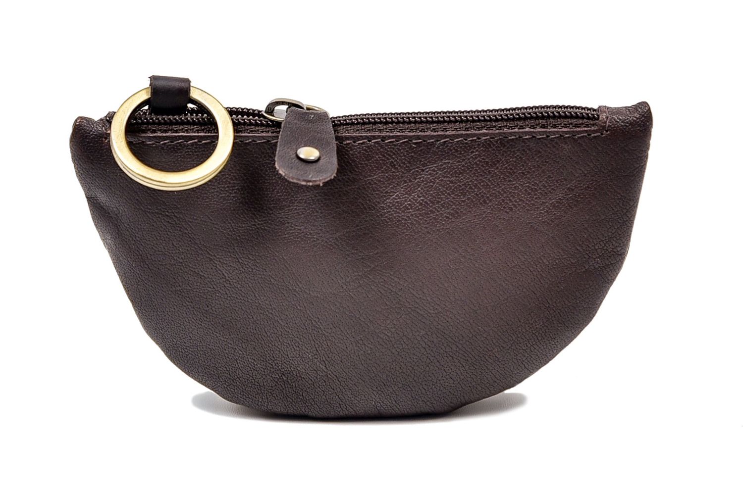 Half Moon Purse - Assorted, Colour: Brown