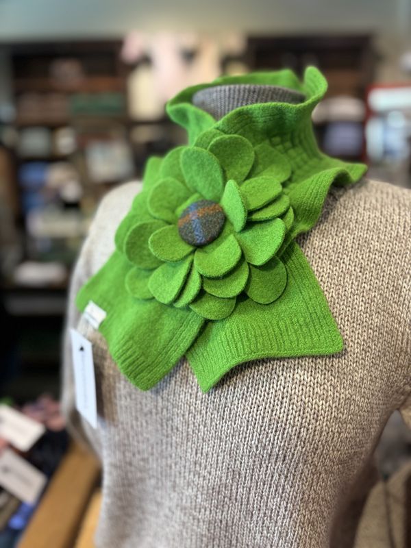 Floral Collar Scarf - Lawn